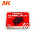 AK Interactive High Quality Flexible Coarse Sanding Pads 120 Grit (4 pcs) AK9016