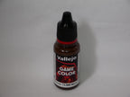 Vallejo Game Color Acrylics Charred Brown 18ml/0.6 fl oz Dropper Bottle - 72.045