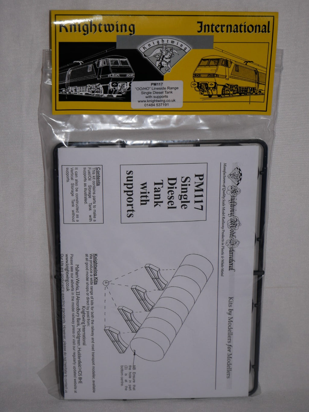 Knightwing "OO/HO"Lineside Range Single Diesel Tank With Supports - PM117