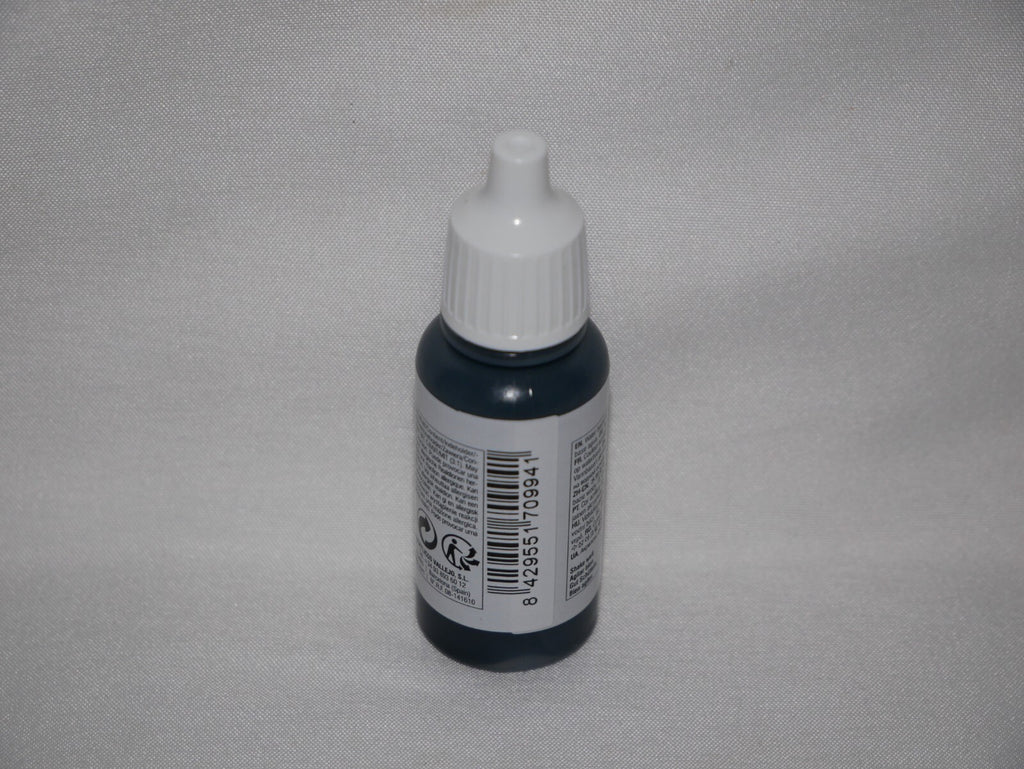 Vallejo Model Color Dark Grey Acrylic 17ml/0.57 fl oz Dropper Bottle - 70.994