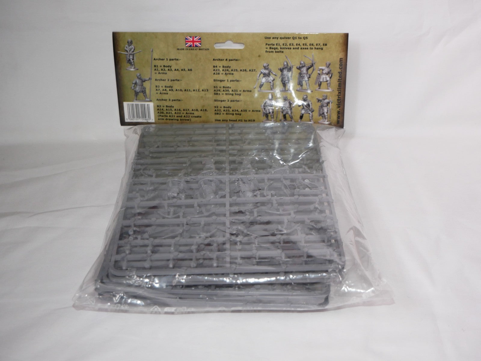Victrix Warriors Of The Dark Ages 28mm Hard Plastic Archers & Slingers - VXDA006