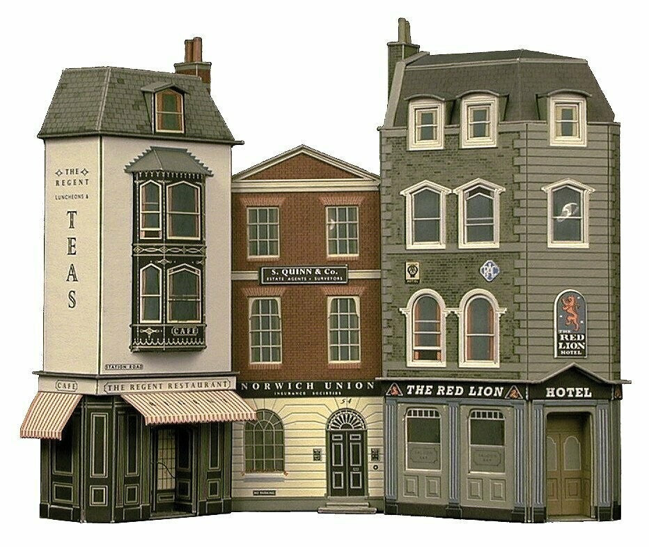 Superquick Low Relief Model Kits 1:76 Scale Hotel, Offices And Restaurant SQC1