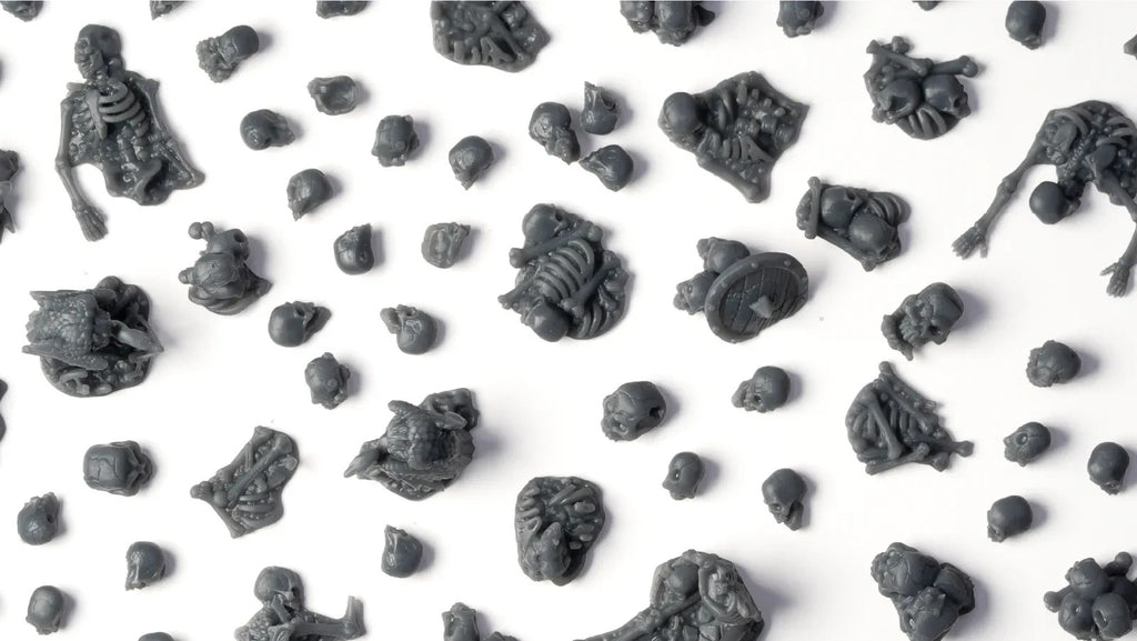 Gamers Grass Basing Bits Skulls & Bones For Wargaming Miniature Bases - GGBB-SBO
