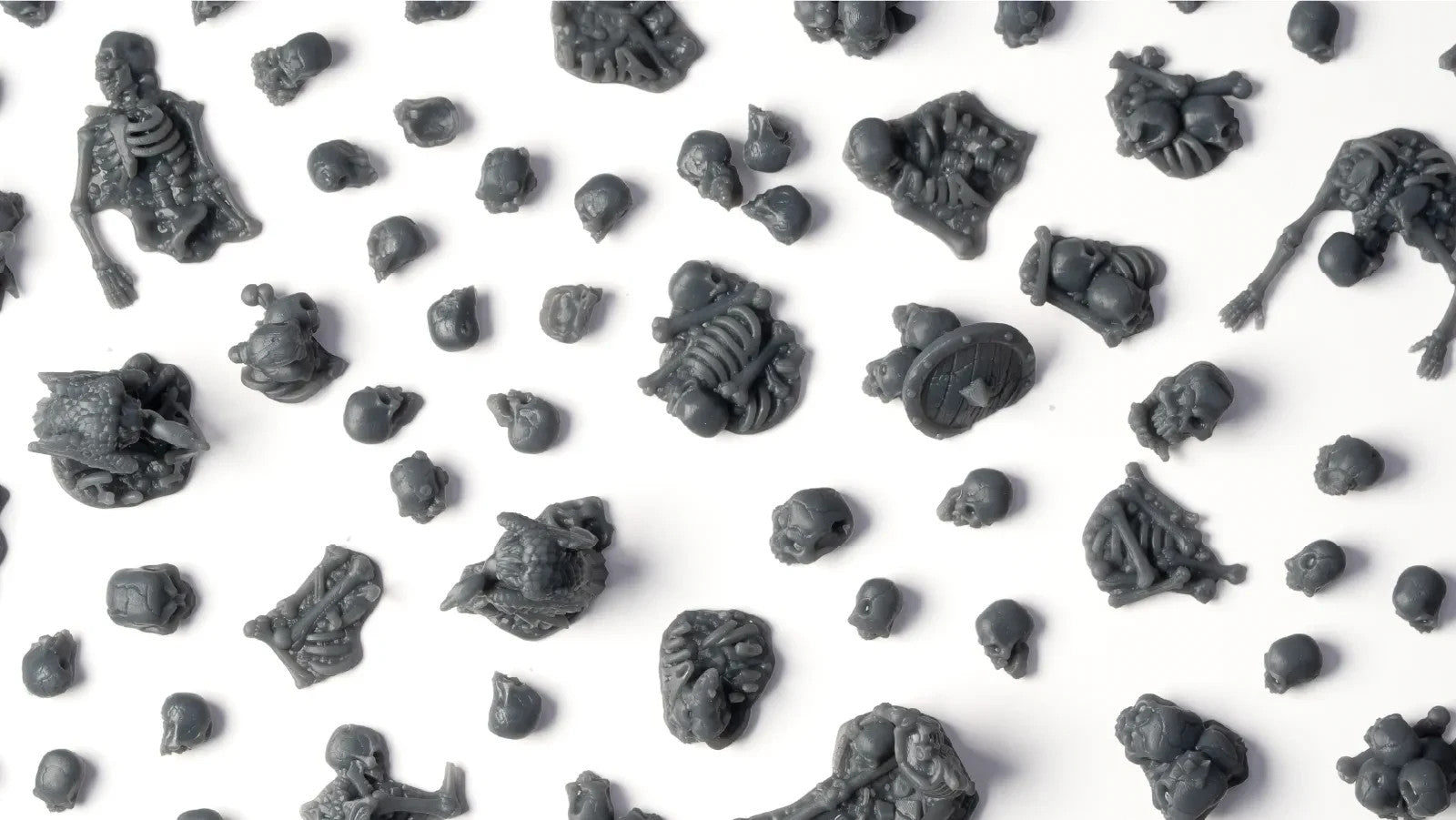 Gamers Grass Basing Bits Skulls & Bones For Wargaming Miniature Bases - GGBB-SBO