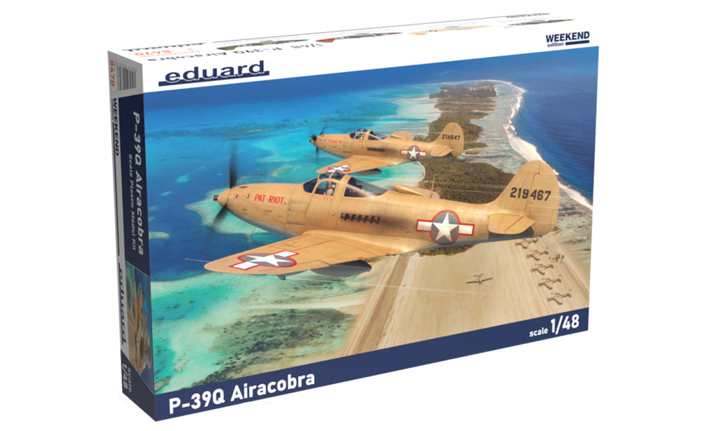 Eduard 1:48 Scale WWII Bell P-39Q Airacobra Weekend Edition Plastic Kit - 8470