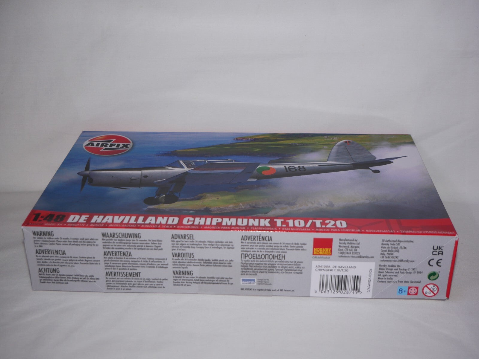 Airfix 1:48 Scale de Havilland Chipmunk T.10/T.20 Model Skill Level 2 - A04105A