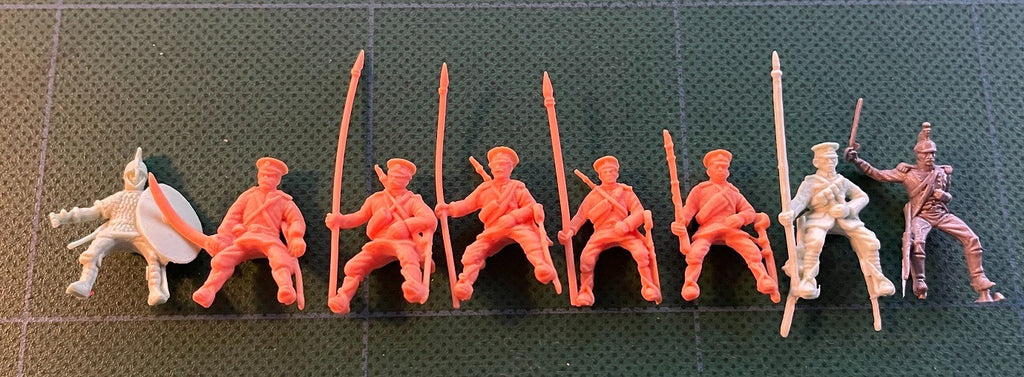 Hat Industrie 1:72 Scale World War 1 (WW1) Russian Cavalry Plastic Models - 8314