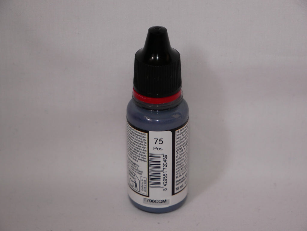 Vallejo Game Color Acrylics Sombre Grey 18ml/0.6 fl oz Dropper Bottle - 72.048