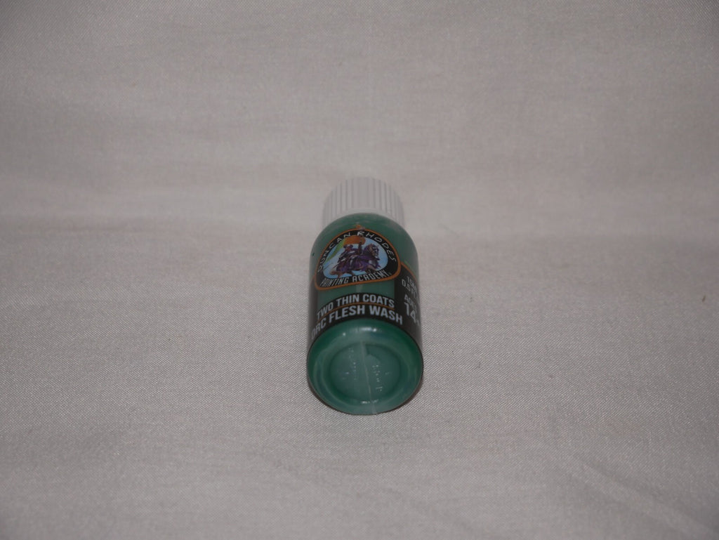 Duncan Rhodes Painting Academy Two Thin Coats Orc Flesh Wash 15ml Dropper 10058