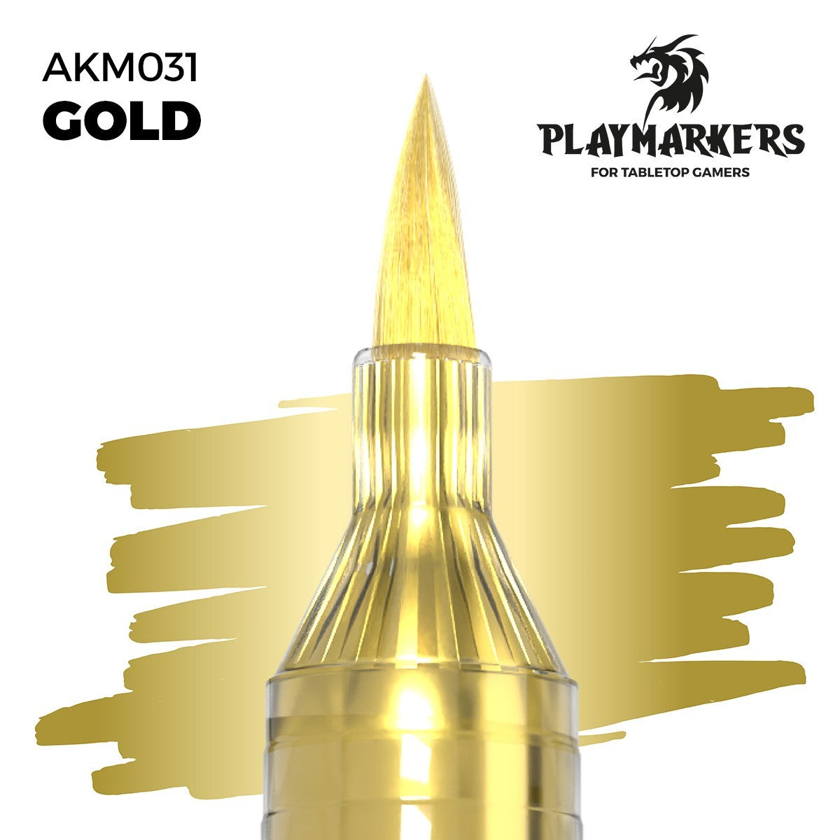 AK Interactive Acrylic Paint Playmarkers For Model Tabletop Games Gold - AKM031