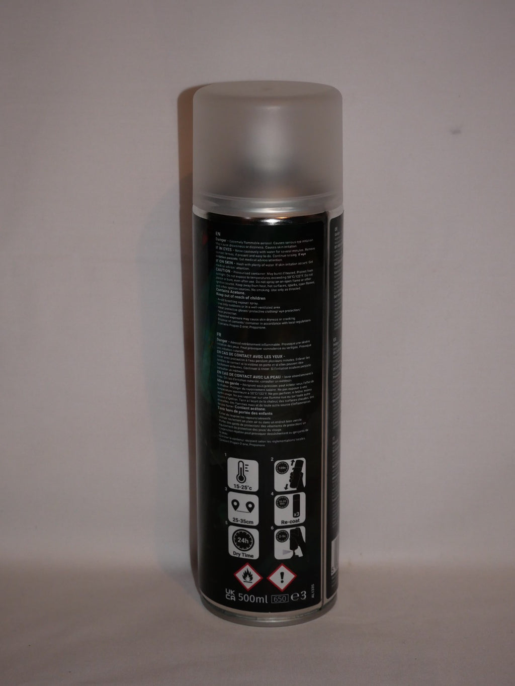 The Colour Forge Convict Orange Matt Finish Model Primer 500ml Aerosol Spray Can