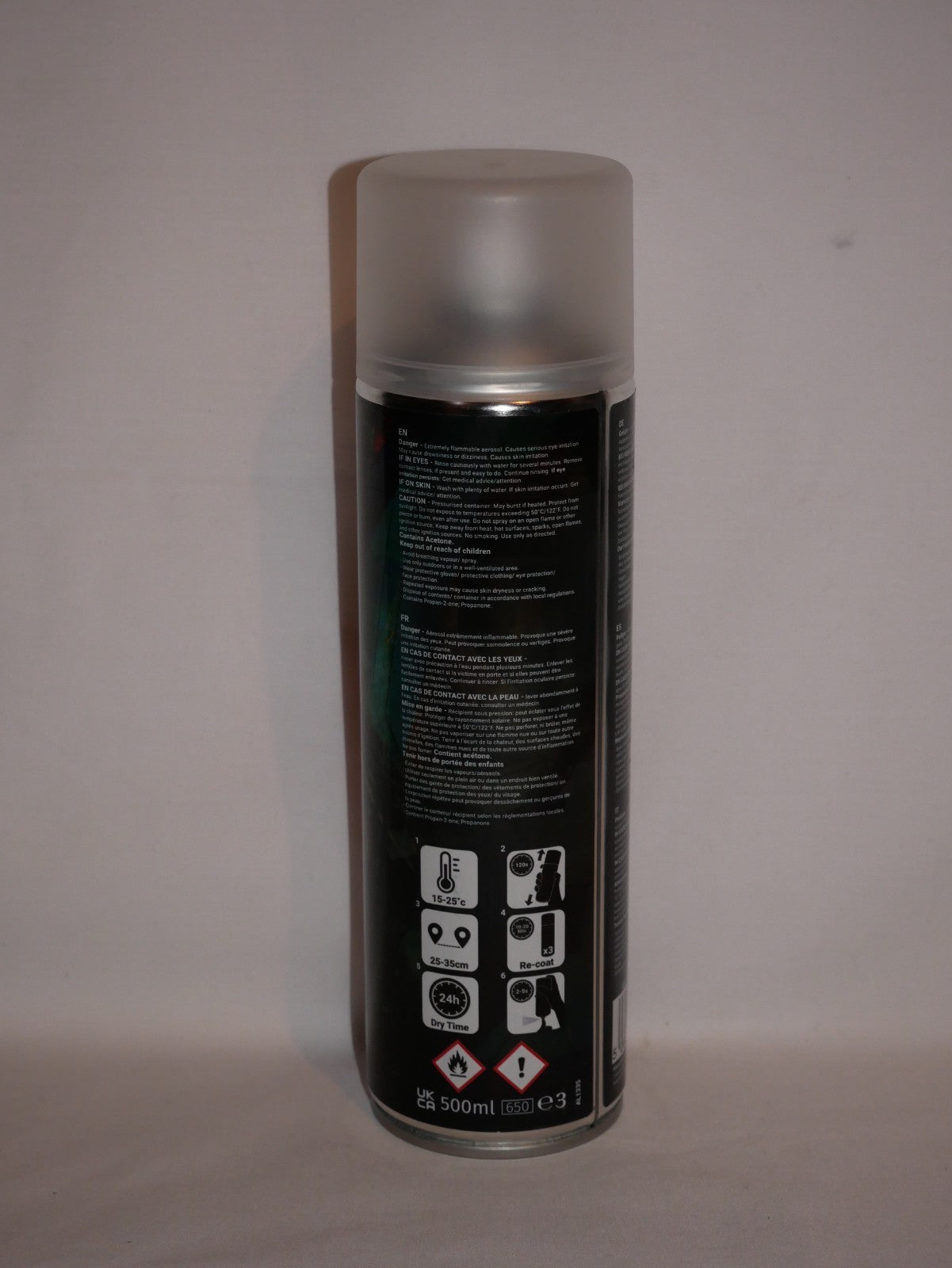 The Colour Forge Convict Orange Matt Finish Model Primer 500ml Aerosol Spray Can