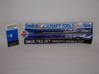 Tamiya Craft Tools Series 104 Smooth Double Cut Basic 3 Piece File Set  - 74104