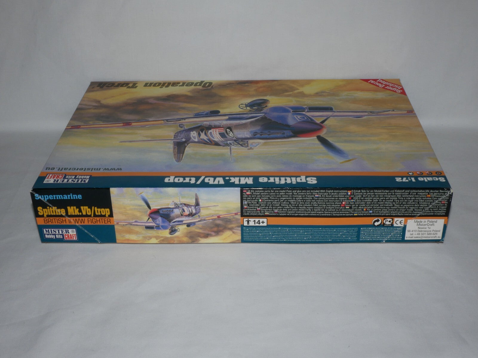 MisterCraft Hobby Kits 1:72 (D-192) Spitfire MK.Vb/Trop 'Operation Torch' 041922