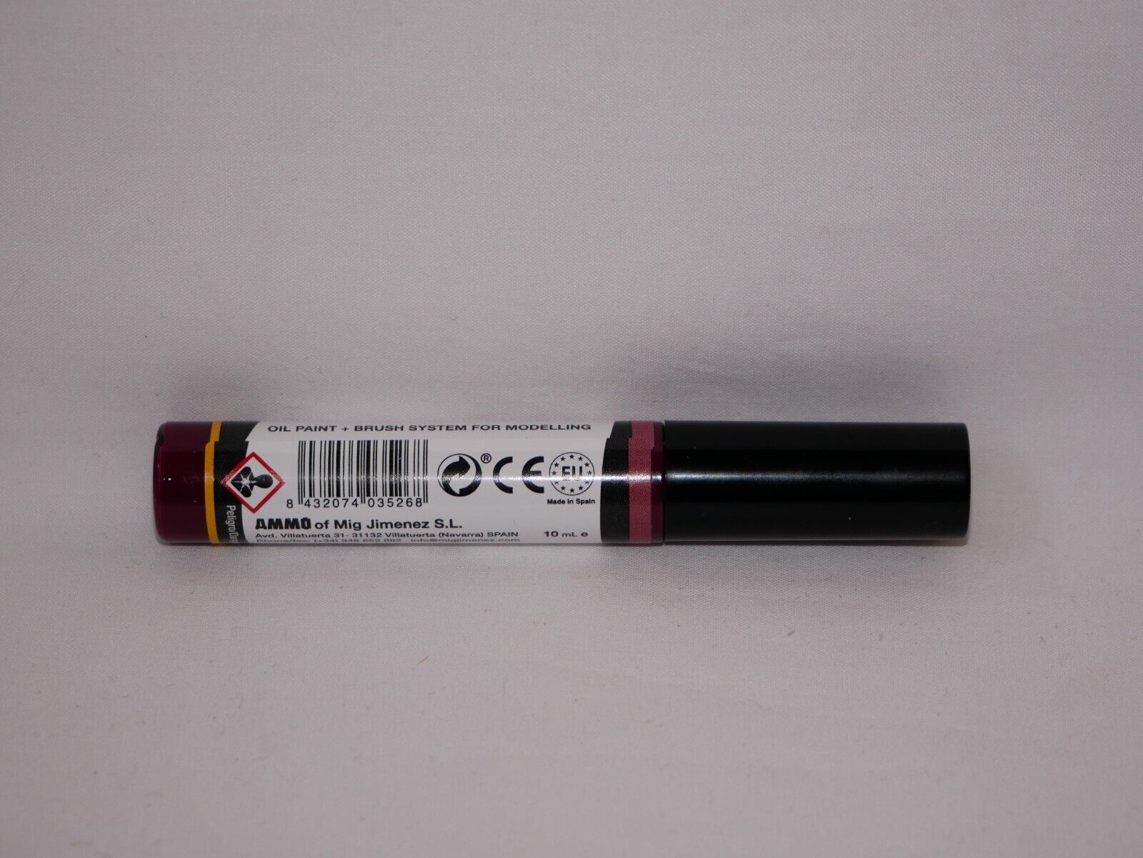 Ammo By Mig Jimenez Space Purple Oilbrusher Fine Brush Applicator - A.MIG-3526