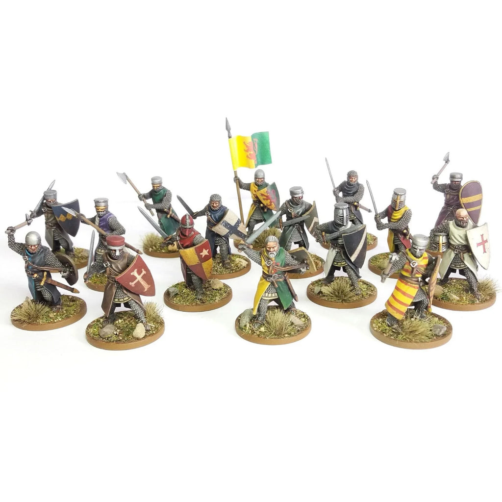Wargames Atlantic The Age of Chivalry 28mm Foot Knights (1150 - 1320) - WAAAC001