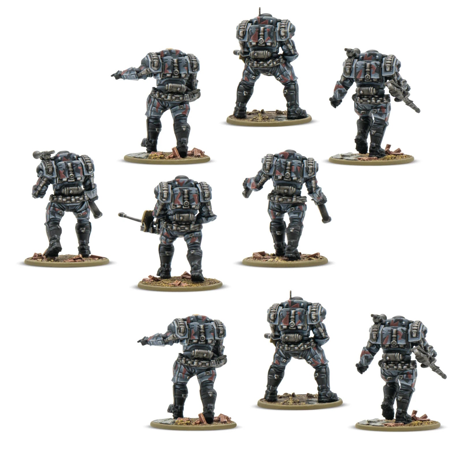 Warlord Games Konflikt 47 1:56 Scale Axis Stahltruppen Heavy Infantry - 452010202