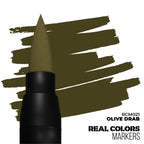 AK Interactive Real Colors Acrylic Fast Dry Paint Marker Pens Olive Drab RCM021