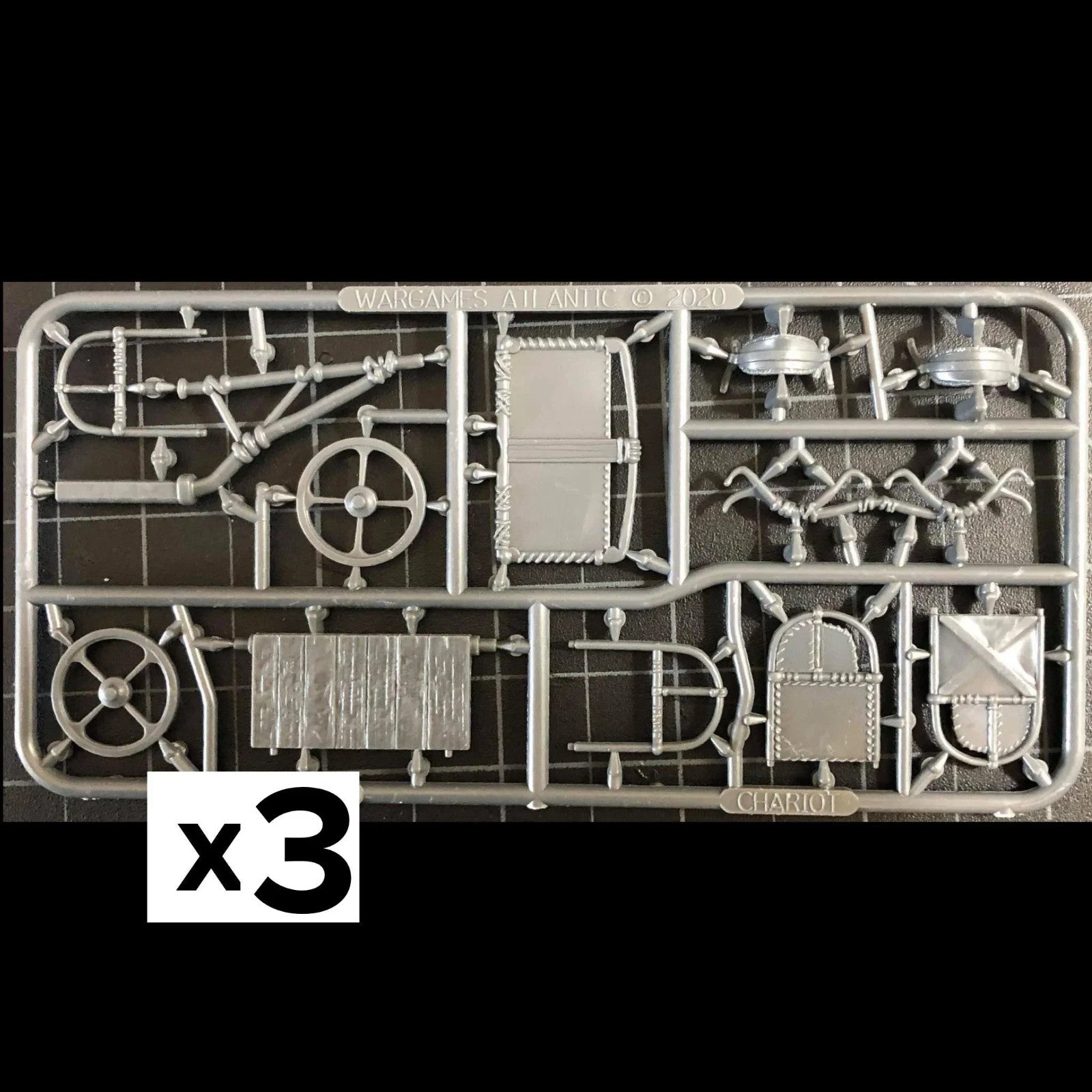 Wargames Atlantic First Empires 28mm Hard Plastic Bronze Age Chariots - WAAFE002