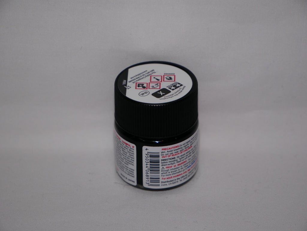 Tamiya Color Acrylic Modeling Paint Mini X-1 Black 10ml (1/3oz) Glass Jar 81501