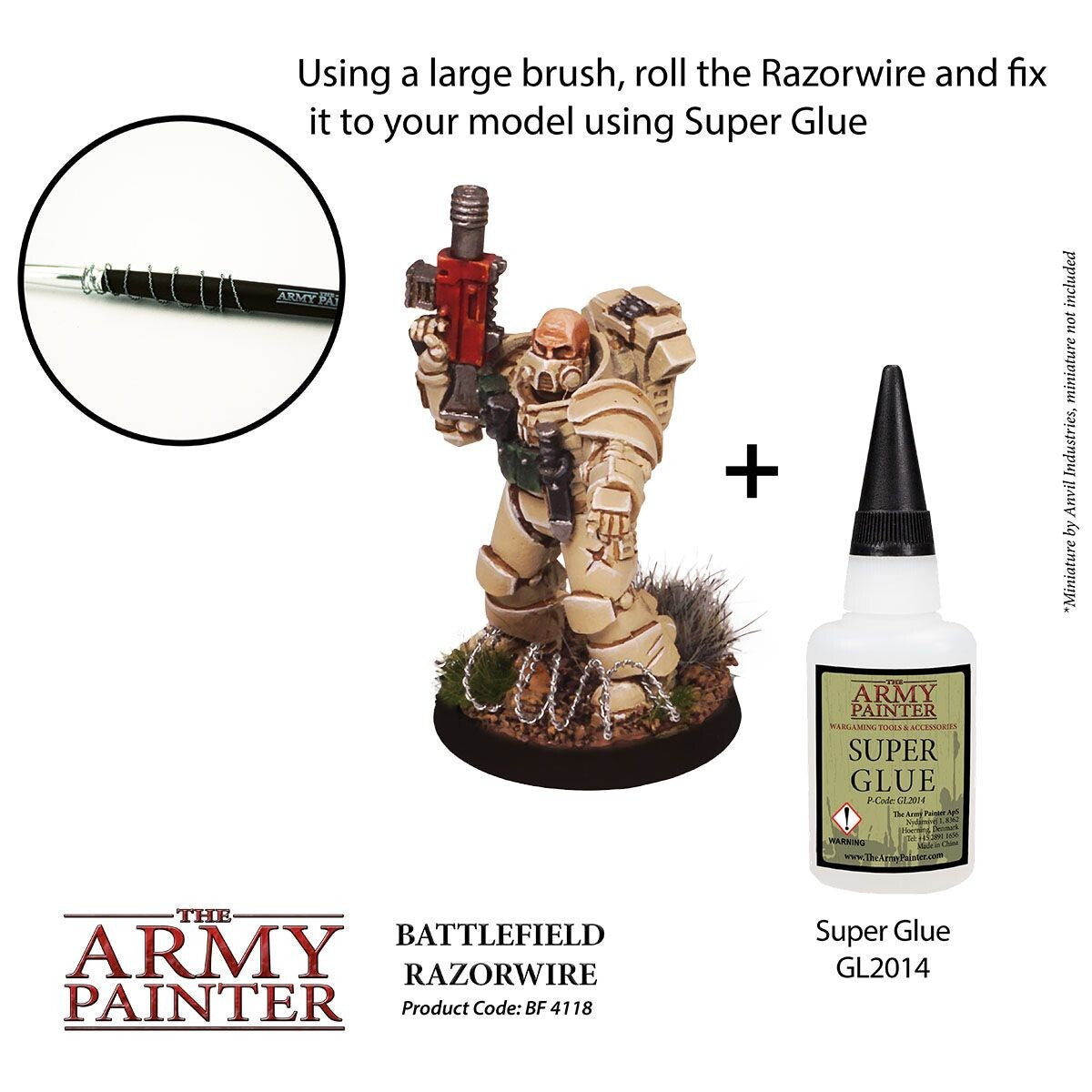 The Army Painter 4M Battlefield Razorwire For Miniature Bases 150ml Tub BF4118