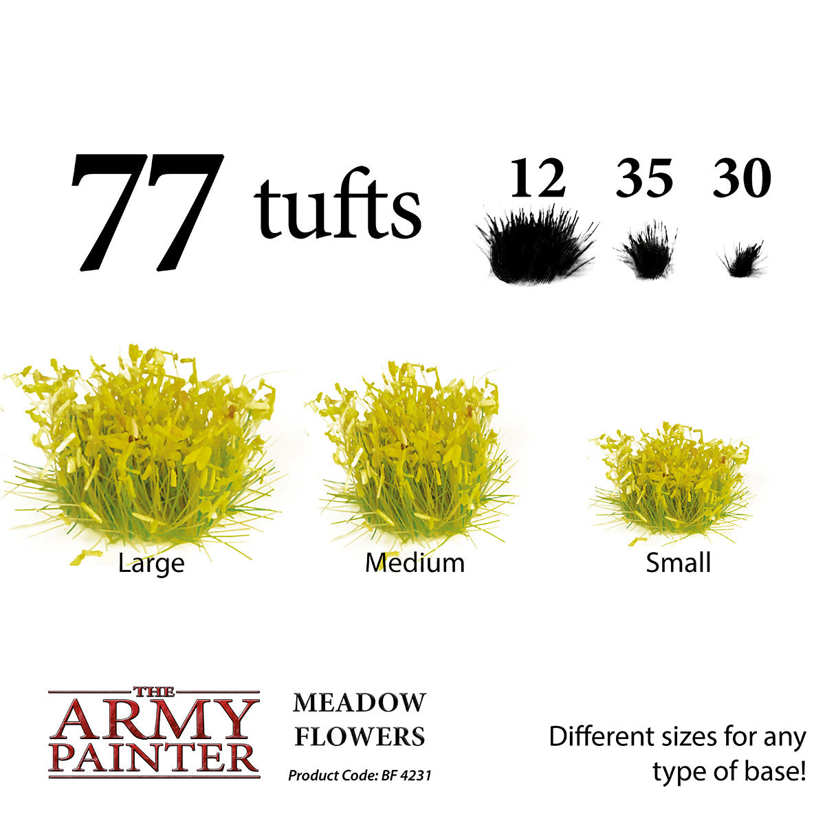 The Army Painter Battlefields Meadow Flowers For Wargaming (77) Per Pack BF4231
