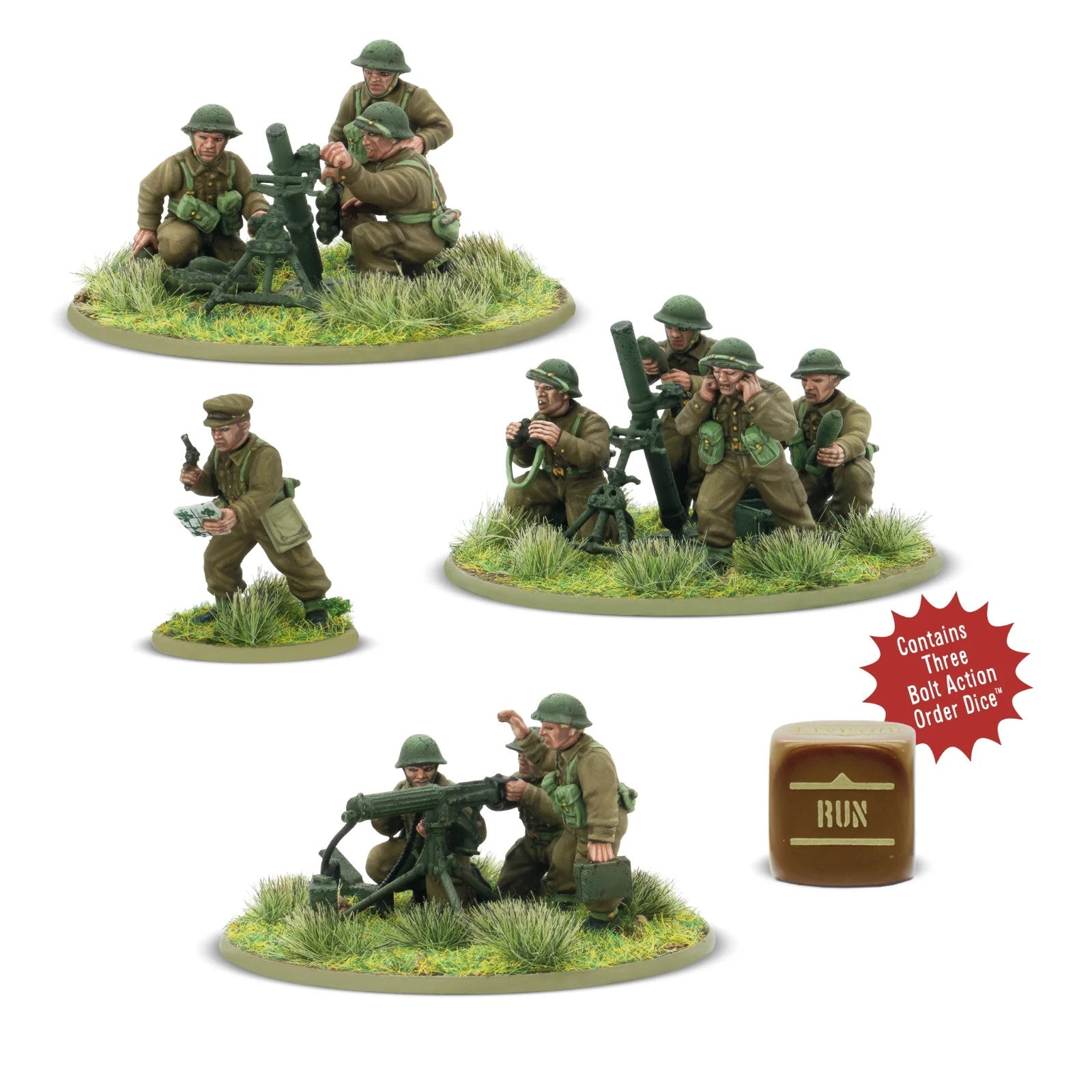 Warlord Games Bolt Action 1:56 Scale British Heavy weapons Platoon - 402011029
