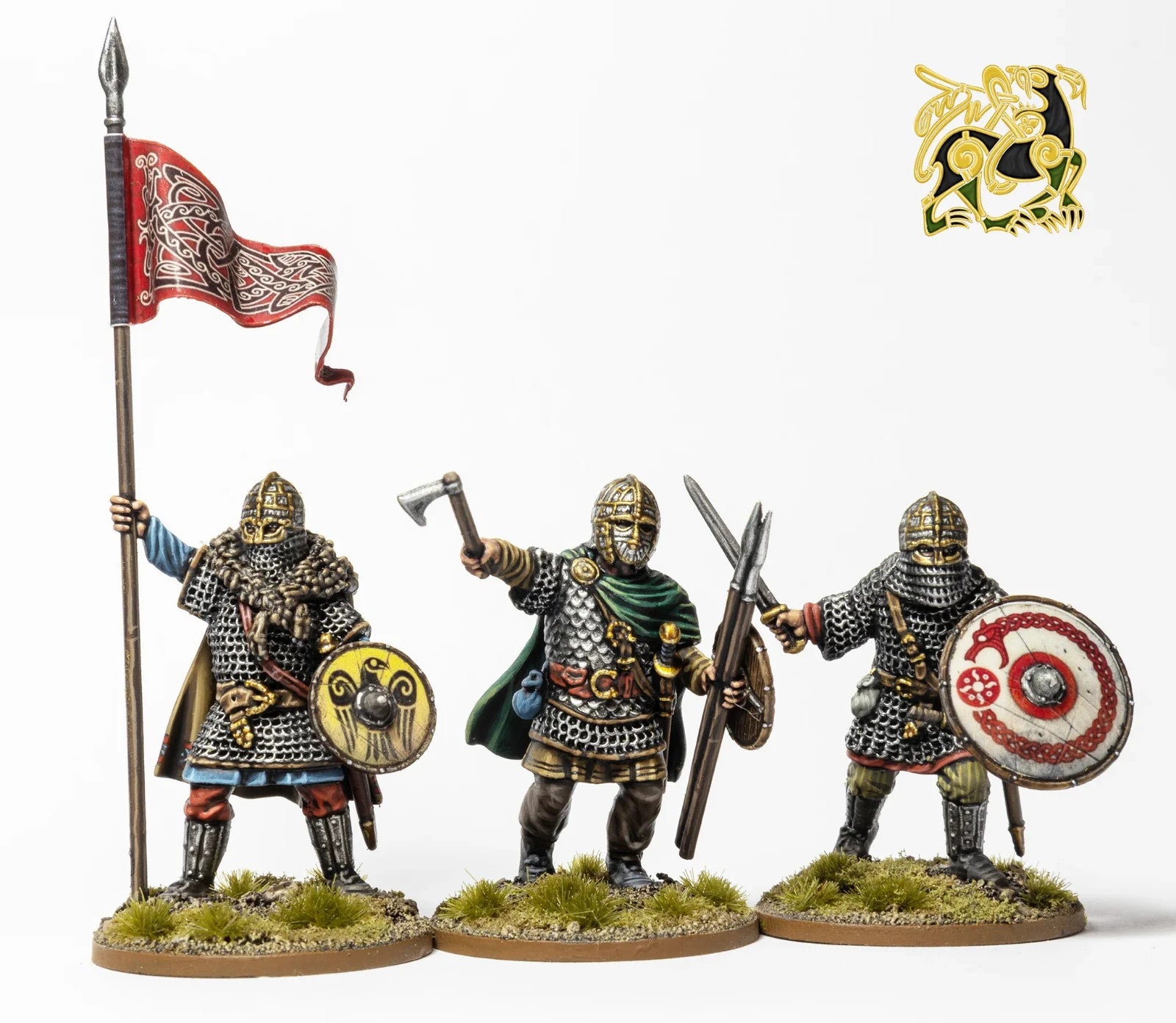 Victrix 1:56 (28mm) Scale Hard Plastic Early Saxon Warriors Warband - VXWB002