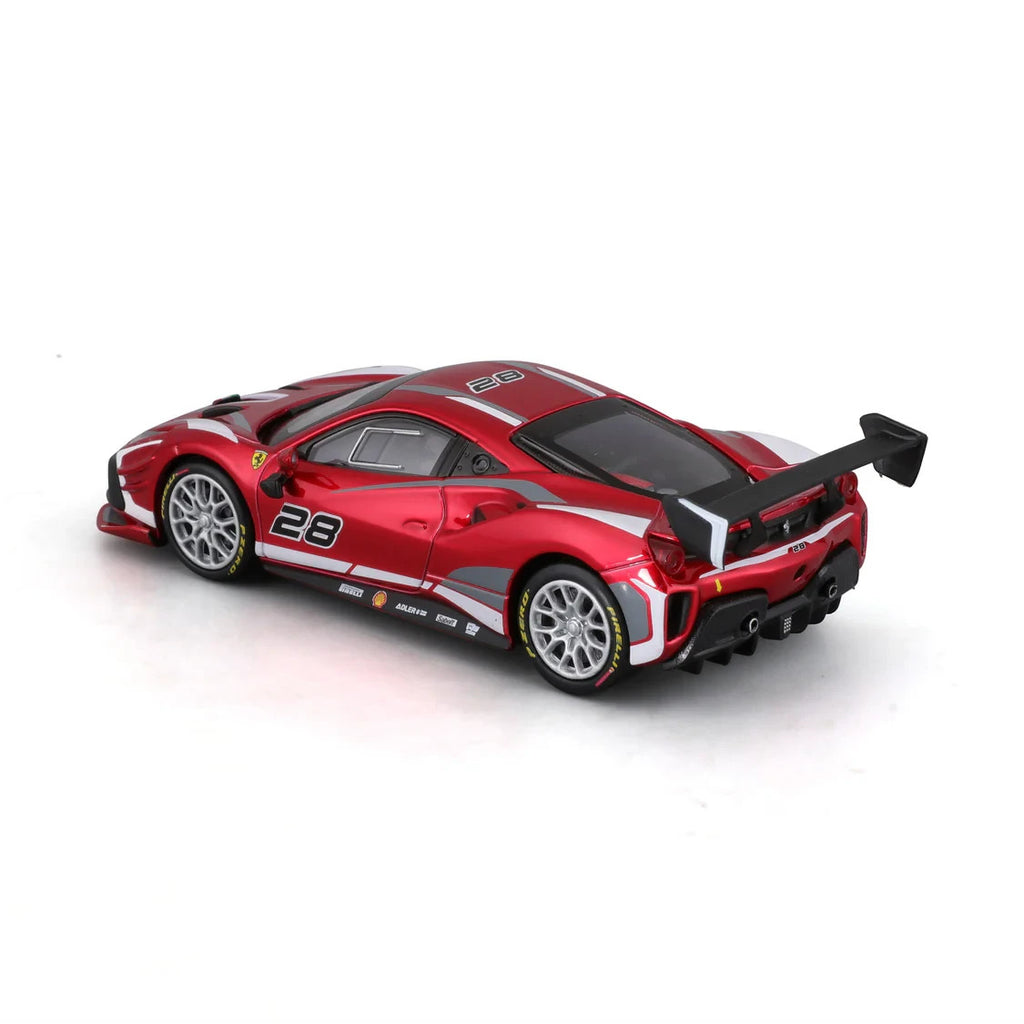Burago 1:43 Scale Ferrari Racing 488 Challenge Evo Track Race Car 2020 #18-36309