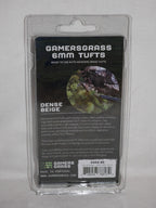 Gamers Grass Dense Beige 6mm Tufts For Wargaming Mini Bases 70 Per Pack GGD6-BE
