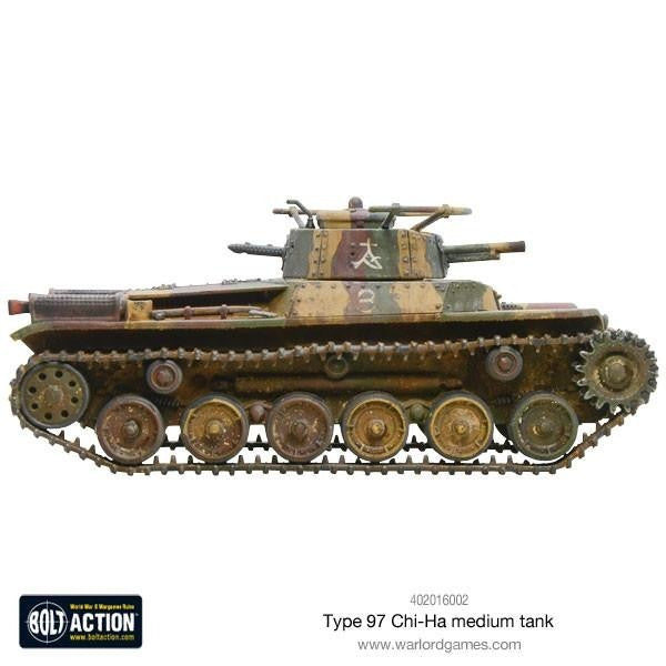 Warlord Games Bolt Action 1:56 Scale WWII Type 97 CHI-HA Medium Tank - 402016002