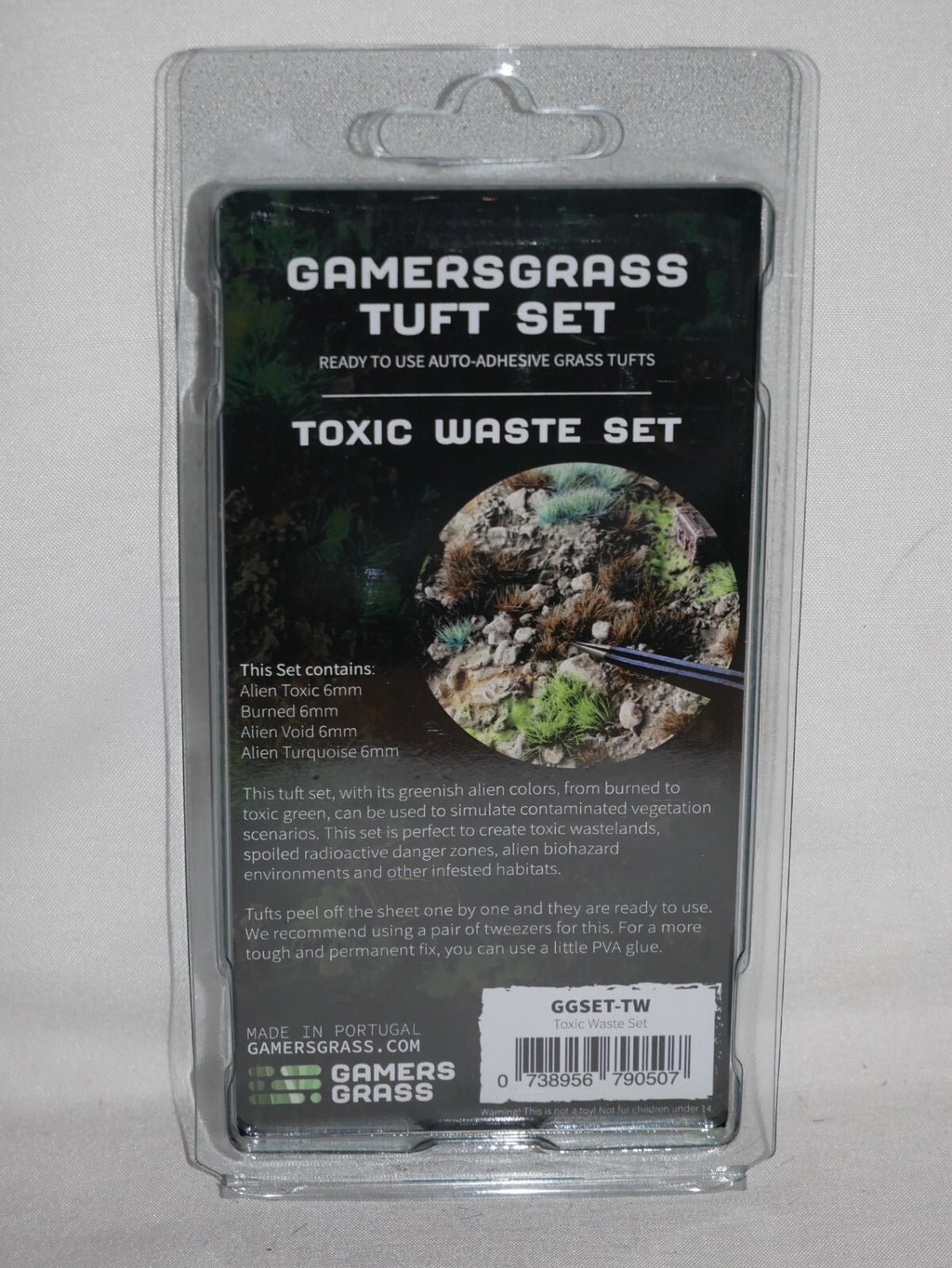 Gamers Grass Wild Toxic Waste Tuft Set For Wargaming Bases (140) Per Pack - GGSET-TW