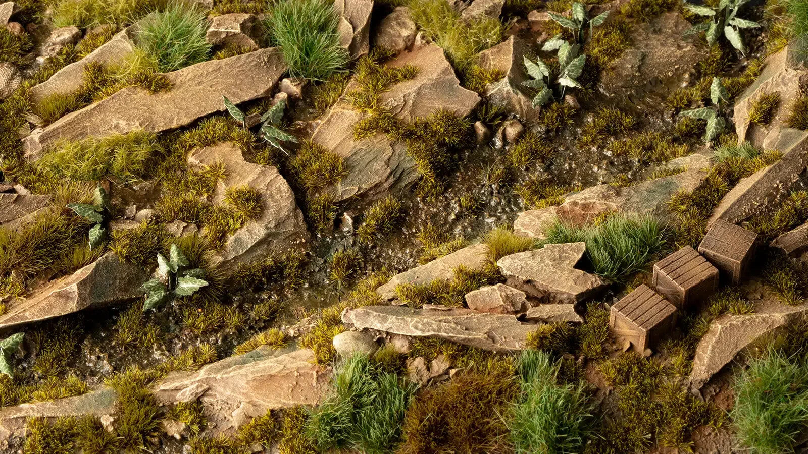 Gamers Grass Wild Dark Moss 2mm Tufts For Wargaming Bases (115) Per Pack GG2-DMO