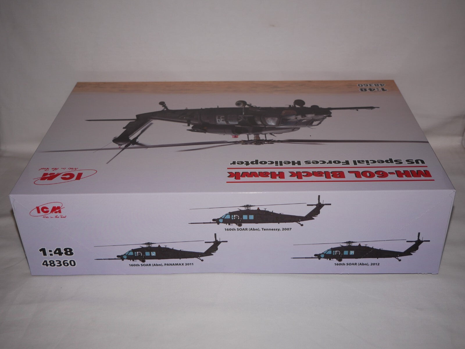 ICM 1:48 Scale Sikorsky MH-60L Black Hawk US Special Forces Helicopter - 48360