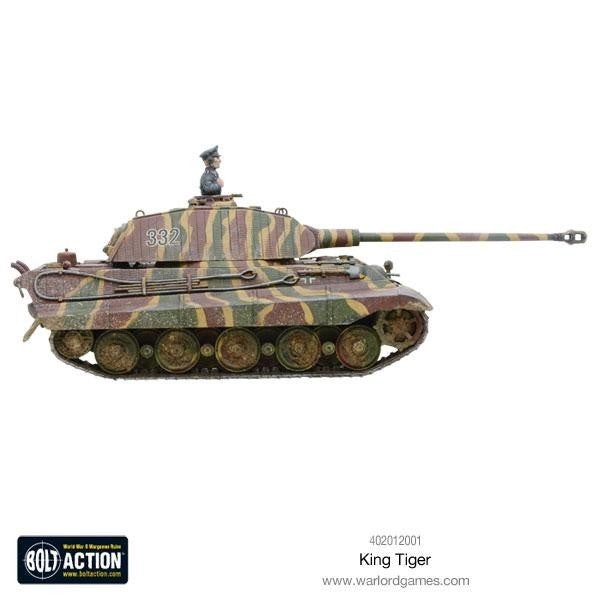 Warlord Games Bolt Action 1:56 Scale WWII German King Tiger Heavy Tank - 402012001