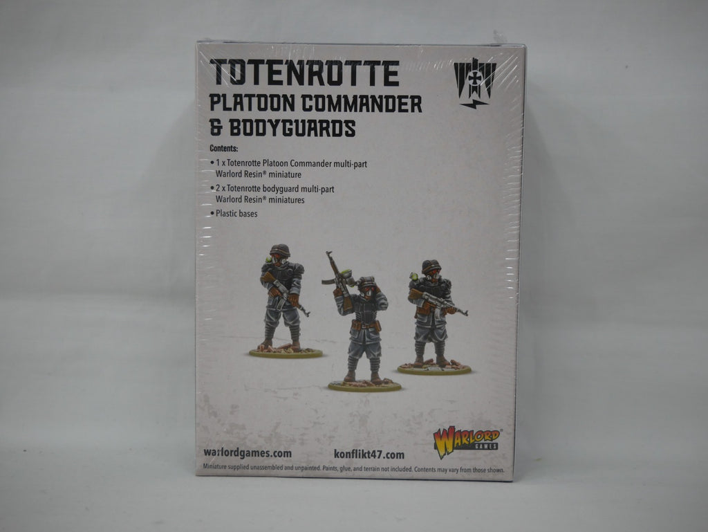 Warlord Games Konflikt 47 1:56 Scale Totenrotte Platoon Commander & Bodyguards - 452410218