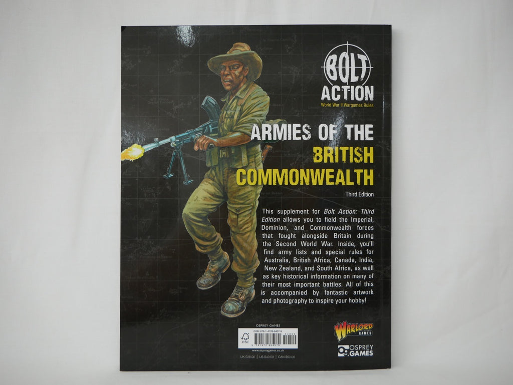 Warlord Games Bolt Action Armies Of The British Commonwealth With Special Book Miniature  - 403205801
