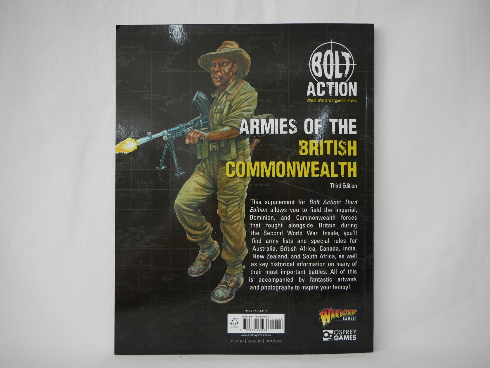 Warlord Games Bolt Action Armies Of The British Commonwealth With Special Book Miniature  - 403205801