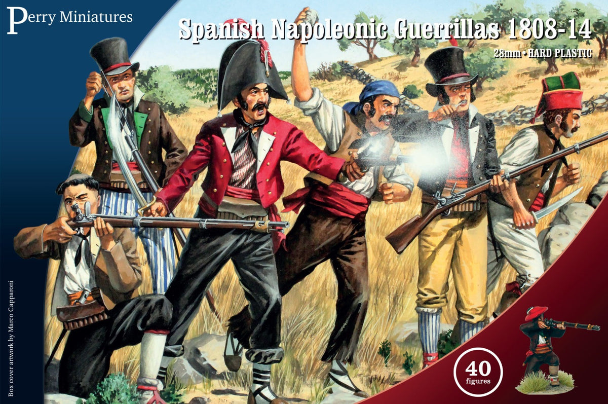 Perry Miniatures 28mm Hard Plastic Spanish Napoleonic Guerrillas (1808-14) - SPA90