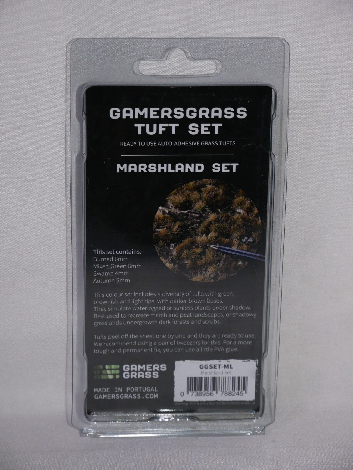 Gamers Grass Wild Marshland Tuft Set For Wargaming Bases (140) Per Pack GGSET-ML