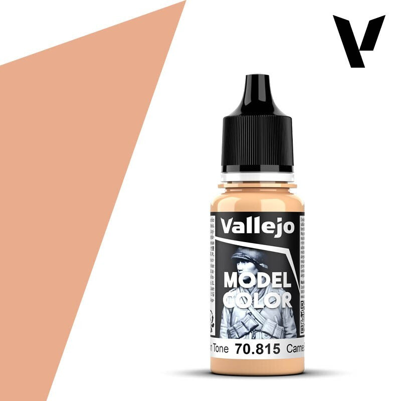 Vallejo Model Color Range Basic Skin Tone Acrylic 18ml Dropper Bottle - 70.815