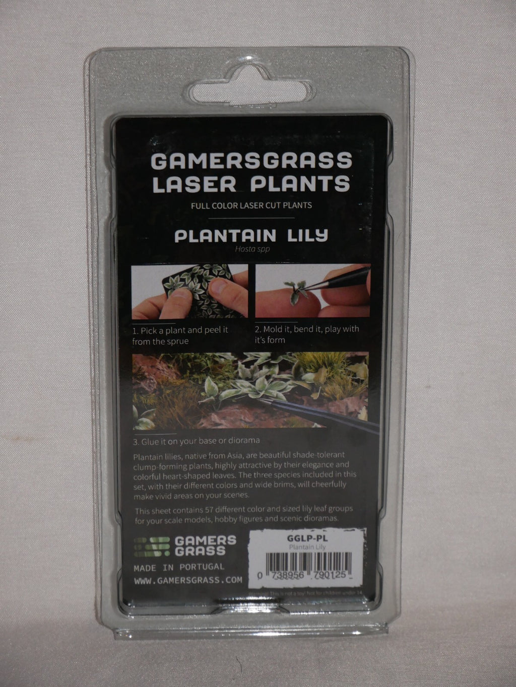 Gamers Grass Full Color Laser Cut Plants Plantain Lily (57) Per Pack GGLP-PL