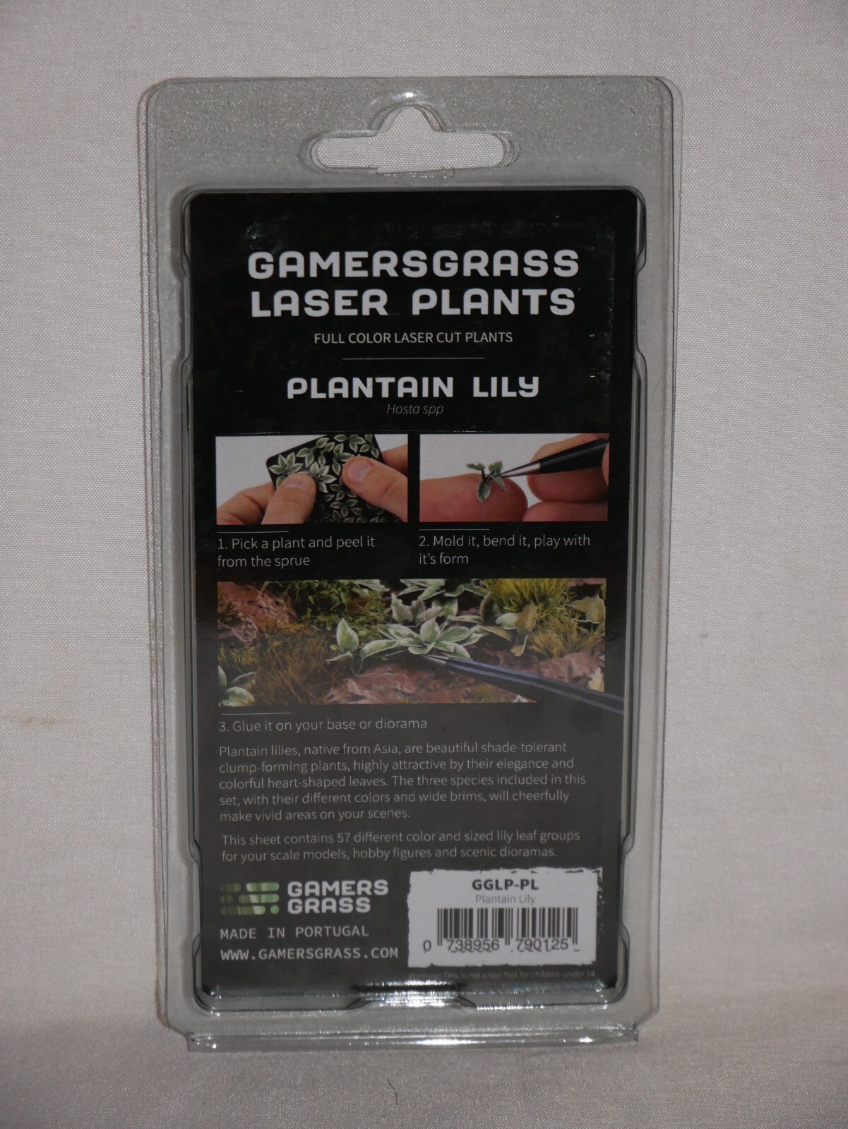 Gamers Grass Full Color Laser Cut Plants Plantain Lily (57) Per Pack GGLP-PL