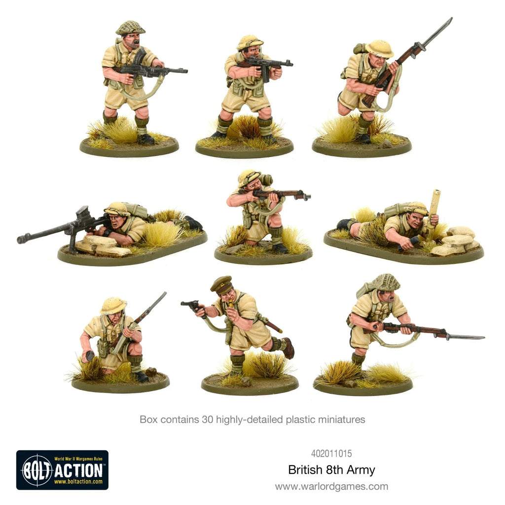 Warlord Games Bolt Action 1:56 British 8th Army Commonwealth Infantry 402011015