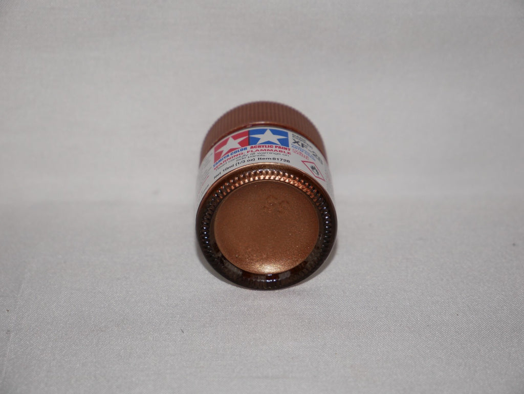Tamiya Color Acrylic Modeling Paint Mini X-28 Dark Copper 10ml Glass Jar - 81728