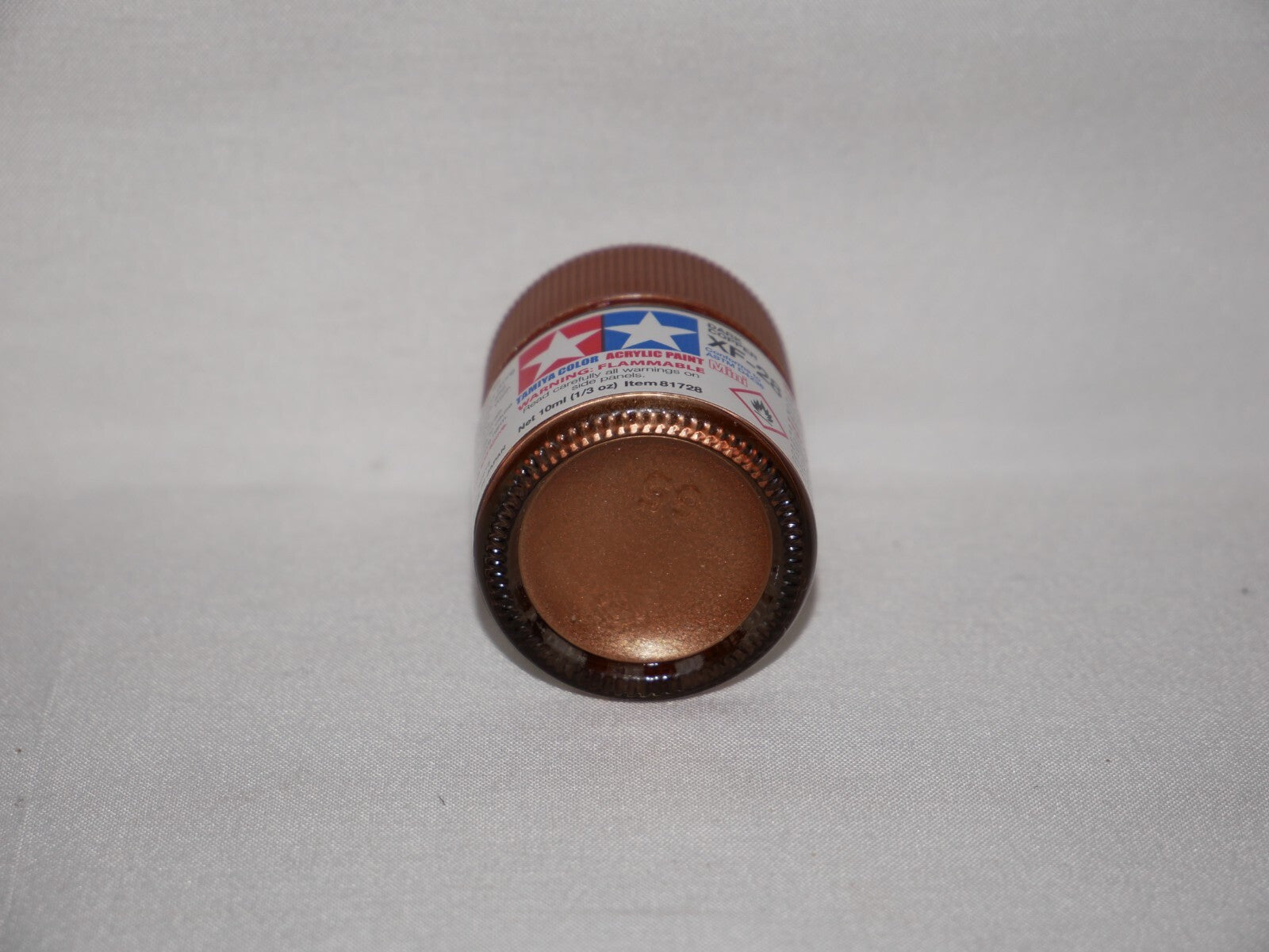 Tamiya Color Acrylic Modeling Paint Mini X-28 Dark Copper 10ml Glass Jar - 81728