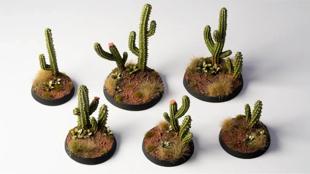 Gamers Grass Basing Bits Saguaro Cacti For Wargaming Miniature Bases - GGBB-SG