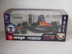 Burago 1:24 Oracle Redbull Racing RB19 Car With Max Verstappen Figure #18-28036V