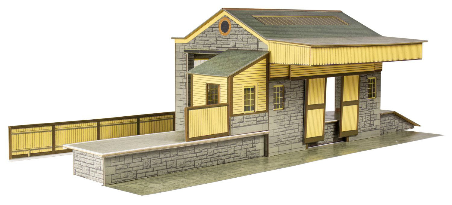 Superquick Kits 1:76 Scale Stone Goods Depot Scaled For OO & HO - SQA7.1