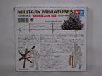 Tamiya Military Miniatures 1:35 Scale Plastic Tank Barricade Model Set - 35027